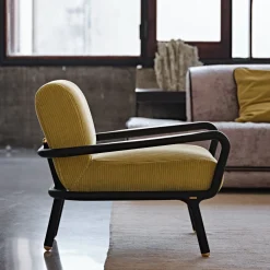 Girò Moka & Yellow Lounge Chair
