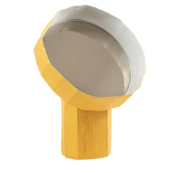 Girasole 30 Specchio da tavolo giallo di Paronetto e Botticelli