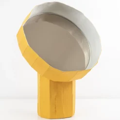 Girasole 30 Specchio da tavolo giallo di Paronetto e Botticelli