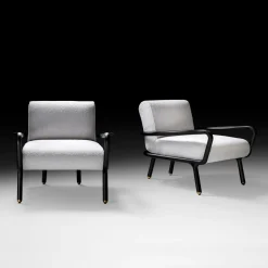 GIRO' Moka Sedia da salotto in legno di frassino