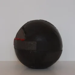 Globo decorativo grigio e rosso #92