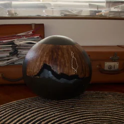 Globo decorativo marrone #86