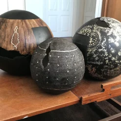 Globo decorativo marrone #86