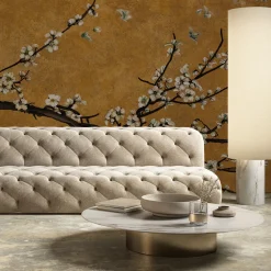 Golden Blossom Luxury Pannello Decorativo