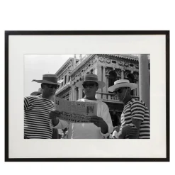 Gondoliere #3 Stampa con cornice di Nocella