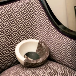 Grande ciotola in marmo multicolore Gae di Arthur Arbesser