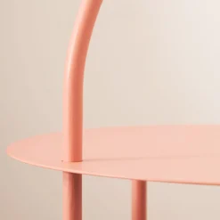 Himalia Comodino in Ferro Rosa di Studio Pari