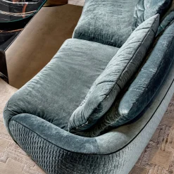 Holden Divano in Tessuto Ottanio