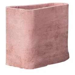 Homer Vaso squadrato in ceramica rosa