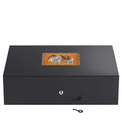 Humidor arancione Jaipur per 110 sigari