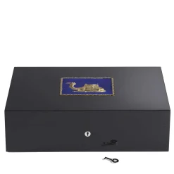 Humidor blu cammello