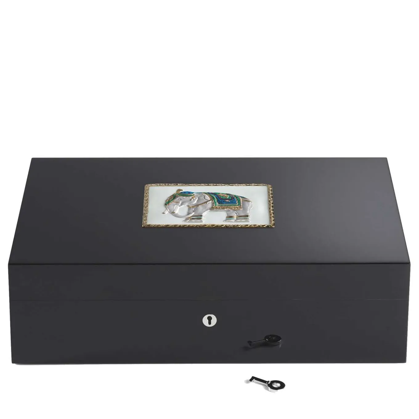 Humidor Jaipur in argento