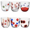 I Diversi Set di 6 bicchieri rossi N. 1