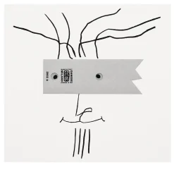 I Volti, Cinque Serigrafia di Mimmo Paladino