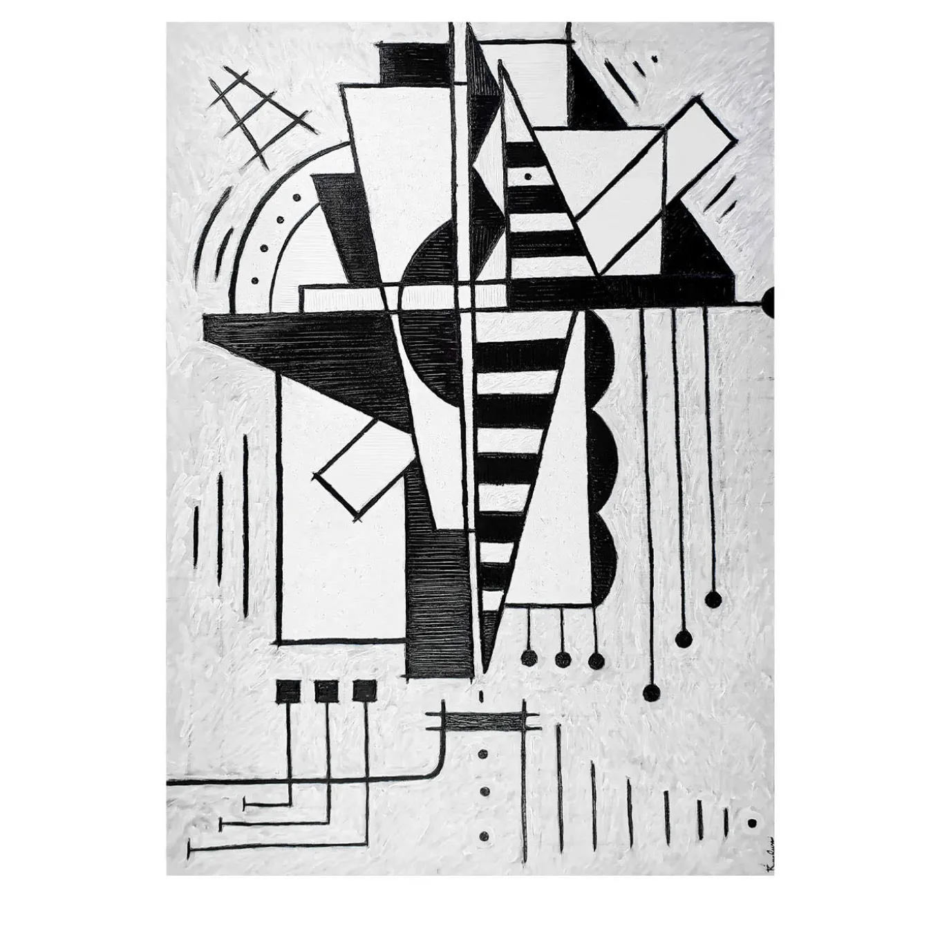 Identità nell'Astrazione IV Dipinto