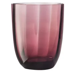 Idra Set di 2 bicchieri da acqua Optic Plum