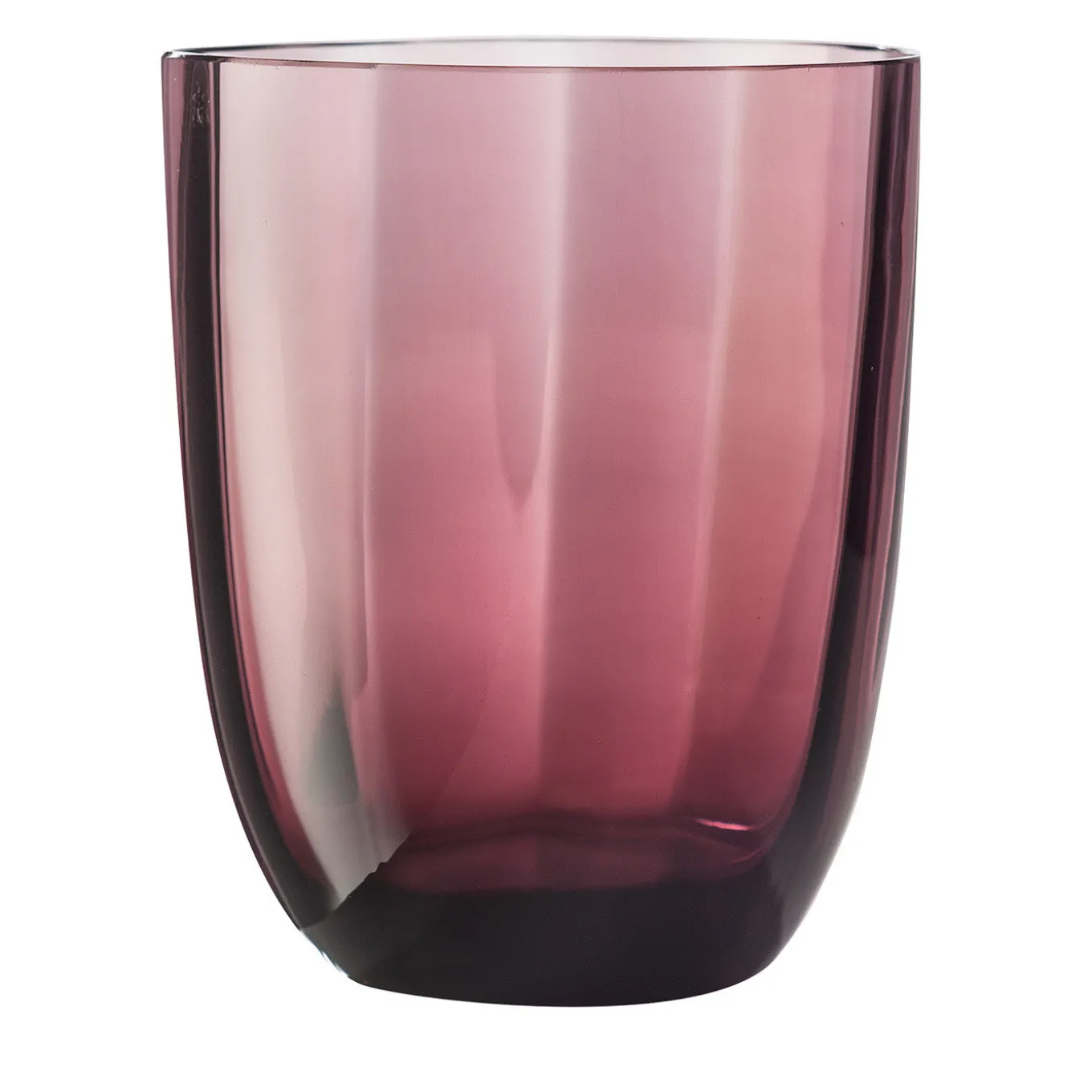 Idra Set di 2 bicchieri da acqua Optic Plum