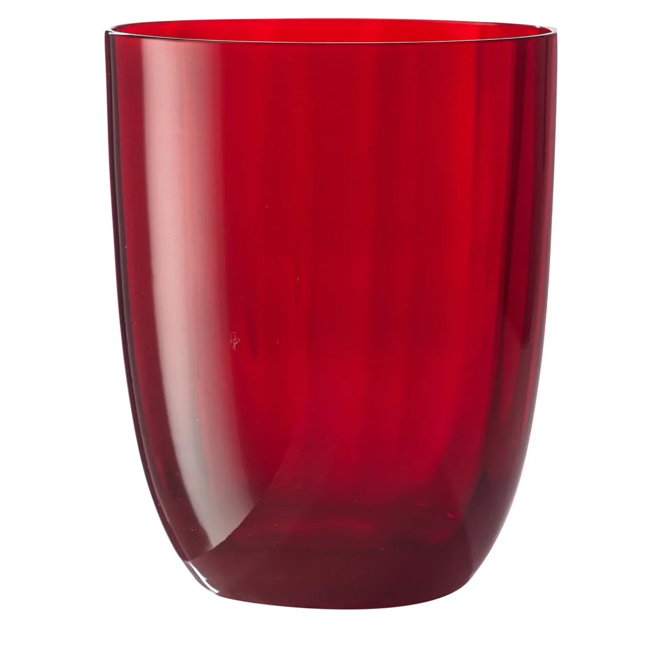 Idra Set di 2 bicchieri da acqua Red Optic