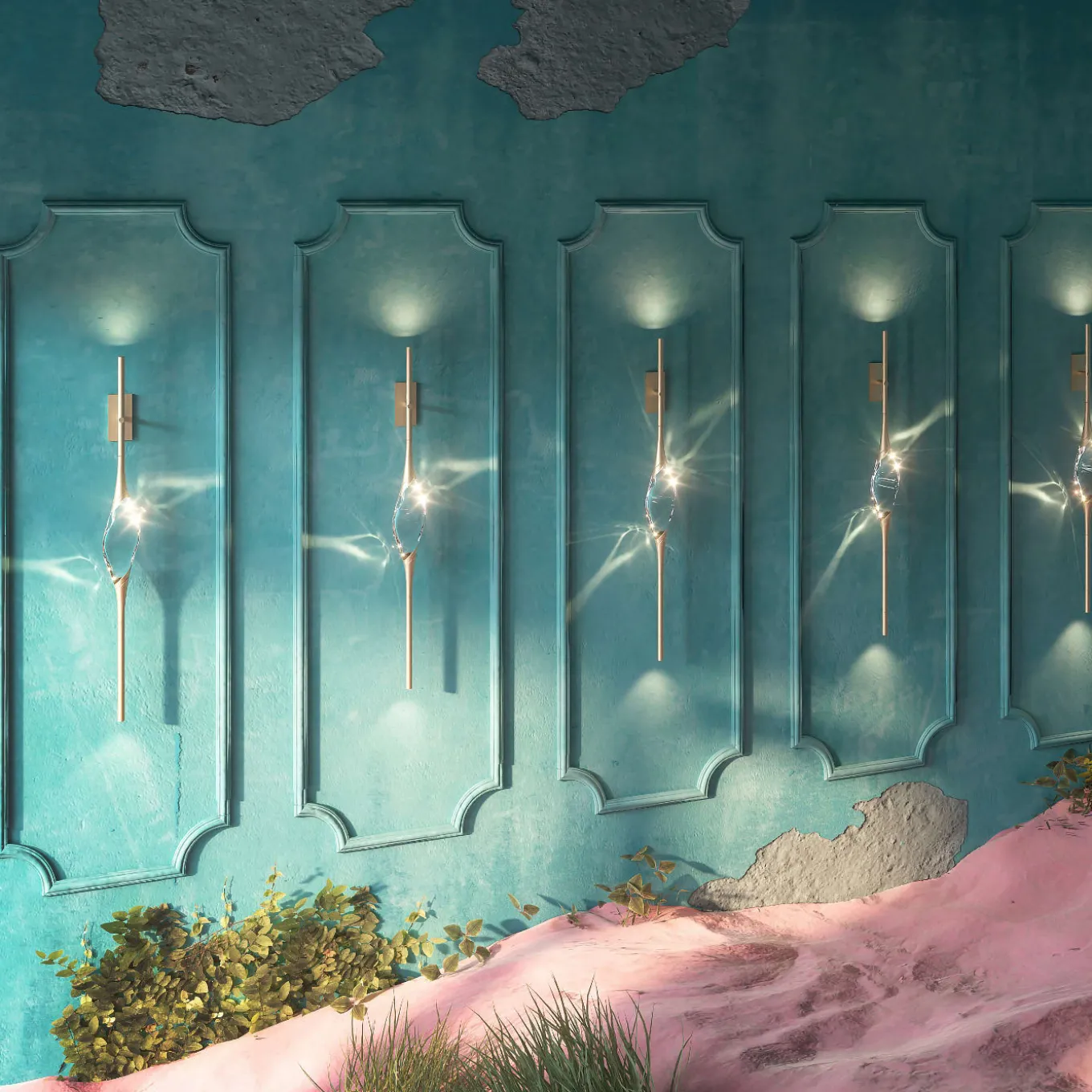 Il Pezzo 12 Applique Oro