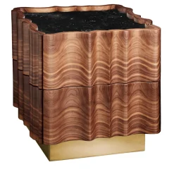 Il Pezzo 2 Comodino Nero