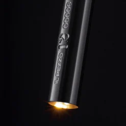 Il Pezzo 12 Lampadario Tondo Nero-Oro