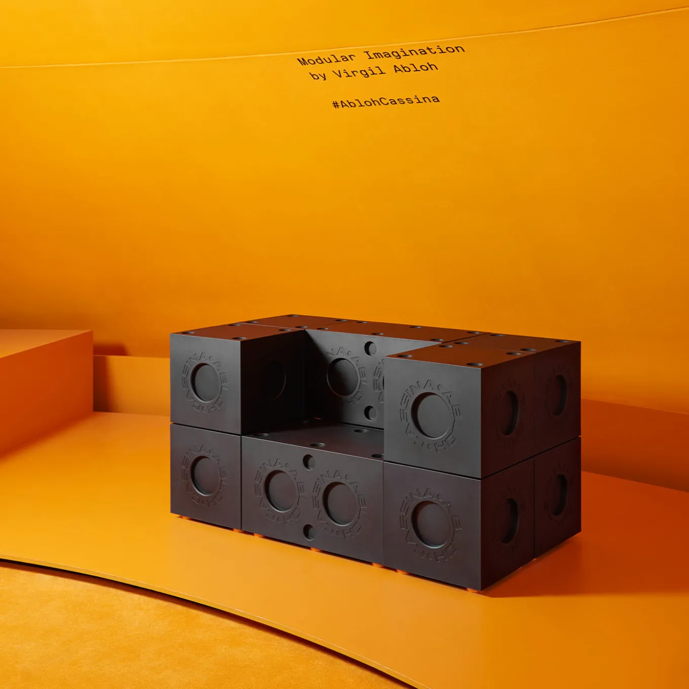 Immaginazione modulare #2 Nero di Virgil Abloh