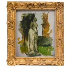 In Erba Pittura Figurativa ad Acquerello su Carta