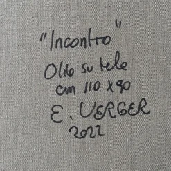 Incontro Pittura ad olio