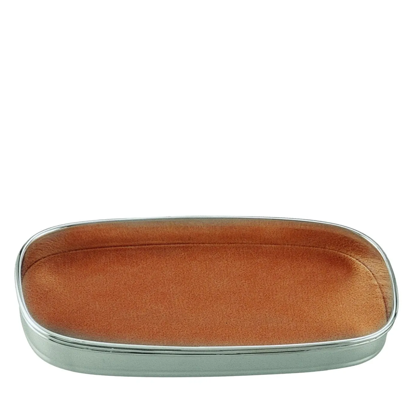 Inglese Videopoche in metallo argentato