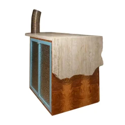 Isola da cucina colorata Elmer