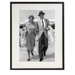 James Stewart a Roma, stampa incorniciata di Keystone