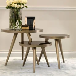 Jerome - Set di 3 tavolini a incastro