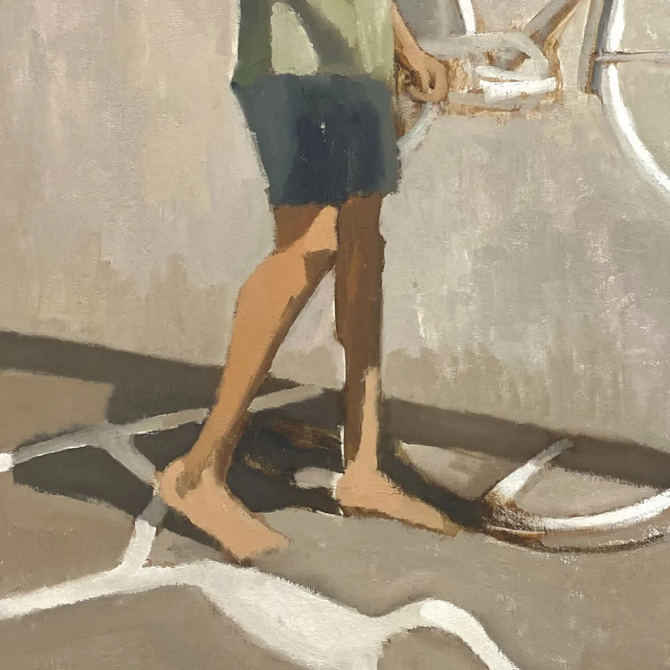 La Bicicletta Pittura ad olio