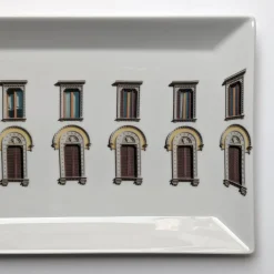 La Finestra Sul Cortile Videopoche rettangolare in porcellana #3