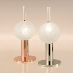 21545/L-A Lampada da tavolo in argento