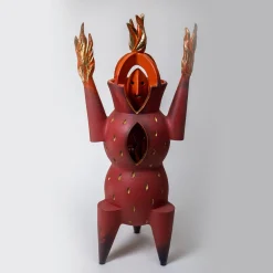 La scultura policroma del fuoco