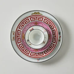 Labirinto Scarlatto Set di 6 piatti fondi