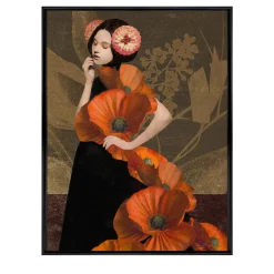 Lady Blossom Collection Poppies Stampa