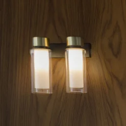 Lampada a parete doppia Osman di Corrado Dotti