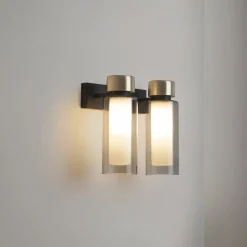 Lampada a parete doppia Osman di Corrado Dotti