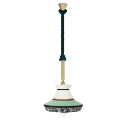 Lampada a sospensione Calypso Guadaloupe Outdoor Mint di Servomuto