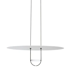 Lampada a Sospensione D03 in Metallo Nero