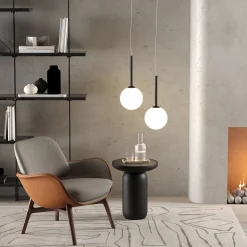 Lampada a sospensione nera Balloons