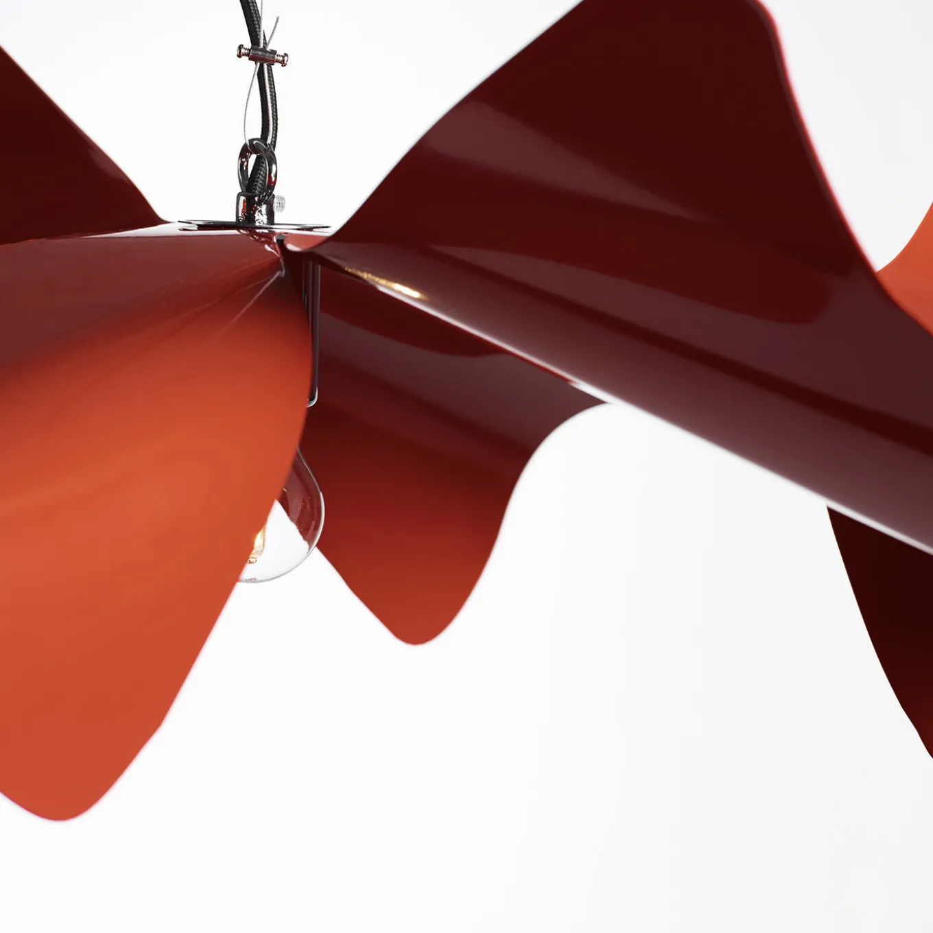 Lampada a sospensione Papavero Red