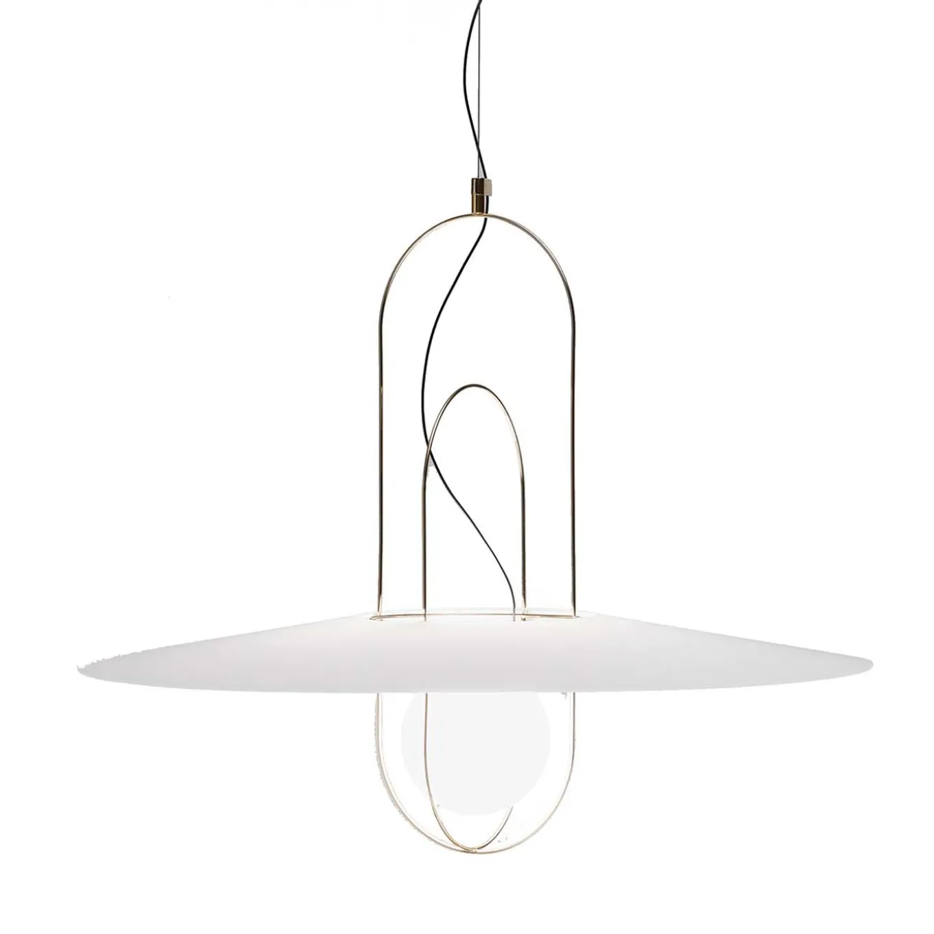 Lampada a sospensione Setareh White di Francesco Librizzi