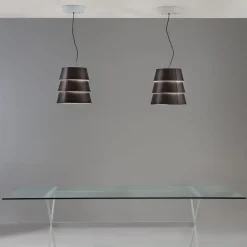 Lampada a sospensione Tulip Brown Fly