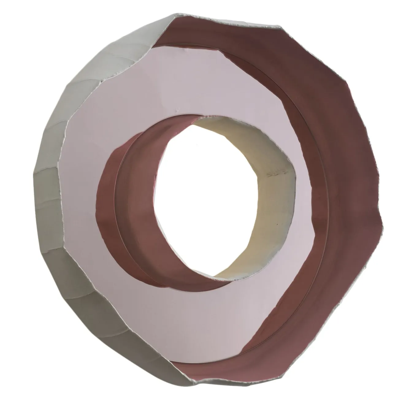 Lampada a specchio Ring Aura Pink di G. Botticelli & P. Paronetto