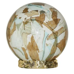 Lampada Crown in vetro di Murano Acquamarina