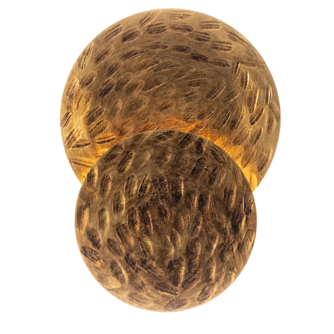 Lampada da parete a 2 dischi oro Random