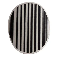 Lampada da parete Alghero con cammeo bianco e nero